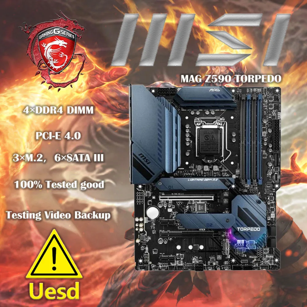 Home Cinema Video Processor - MSI MAG Z590 TORPEDO Gaming Motherboard