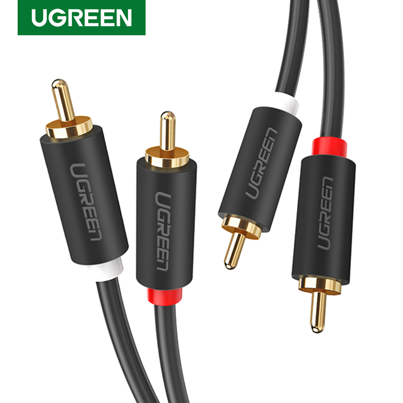 Home Cinema Beamer - UGREEN 2RCA to 2 RCA Male