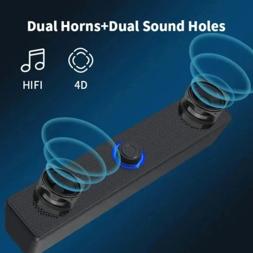 Home Cinema Audio System - Wireless Bluetooth and PC Soundbar Wired