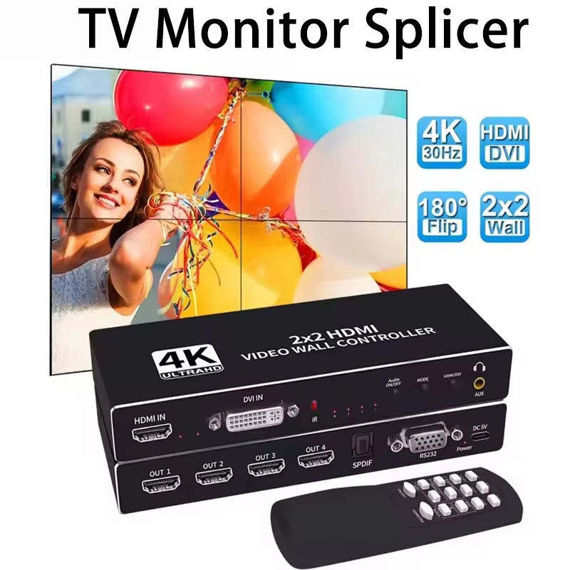 4K 2x2 Video Wall Controller P - Home Cinema Video Processor ulasan dan harga