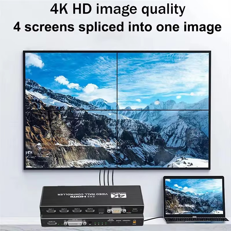 4K 2x2 Video Wall Controller P - Home Cinema Video Processor ulasan dan harga