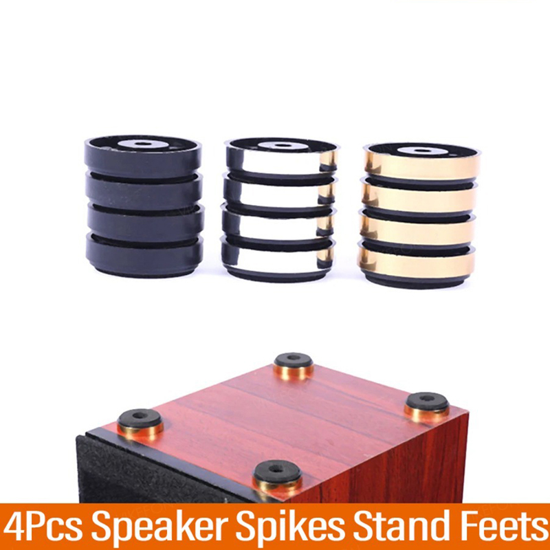 4Pcs Speaker Spikes Stand Part - Home Cinema Rack ulasan dan harga