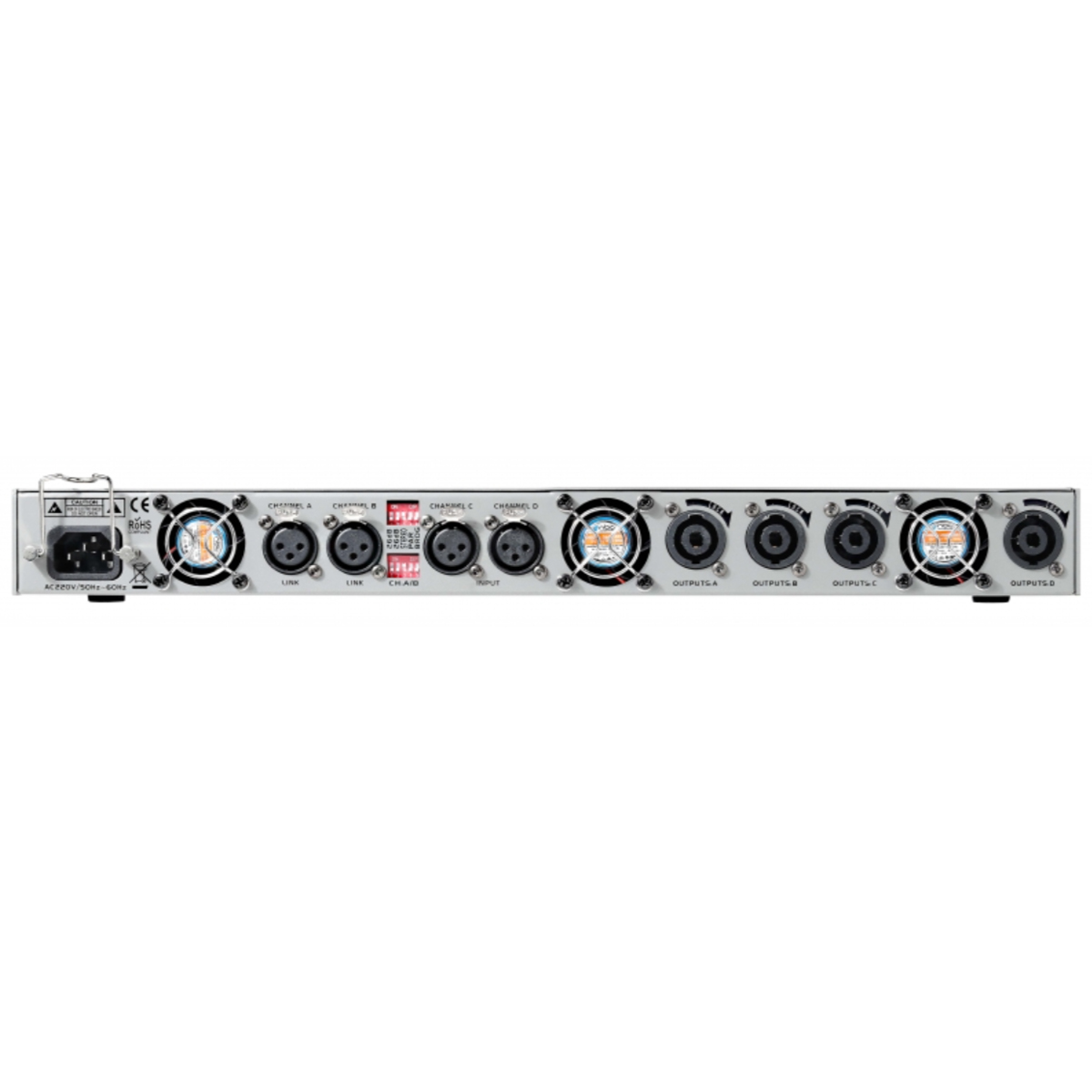 1U Digital Power Amplifier 4Ch - Home Cinema Beamer ulasan dan harga