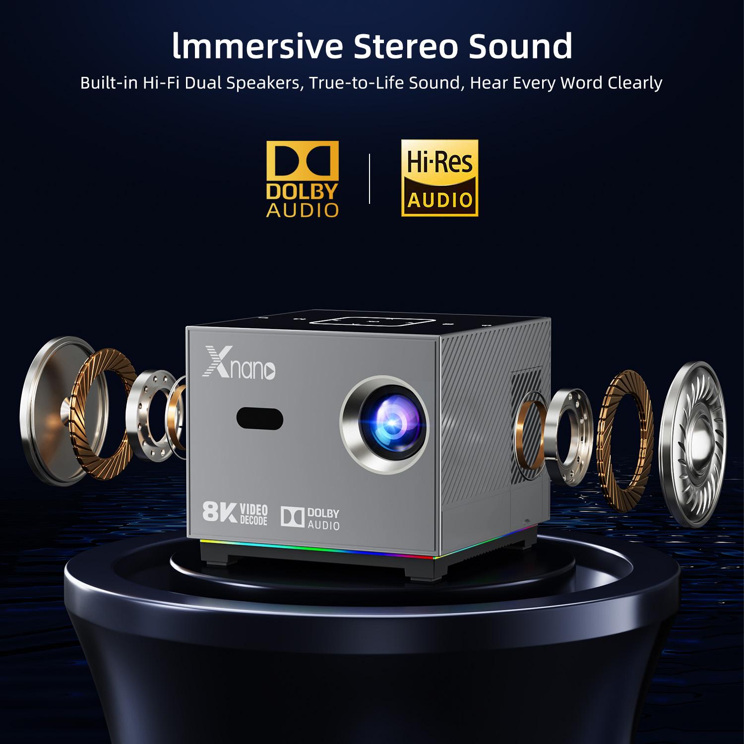 Xnano Portable Smart Projector - Home Cinema Rack ulasan dan harga