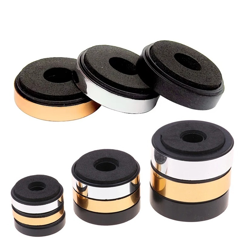 4pcs Speaker Shockproof Stand  - Home Cinema Rack ulasan dan harga