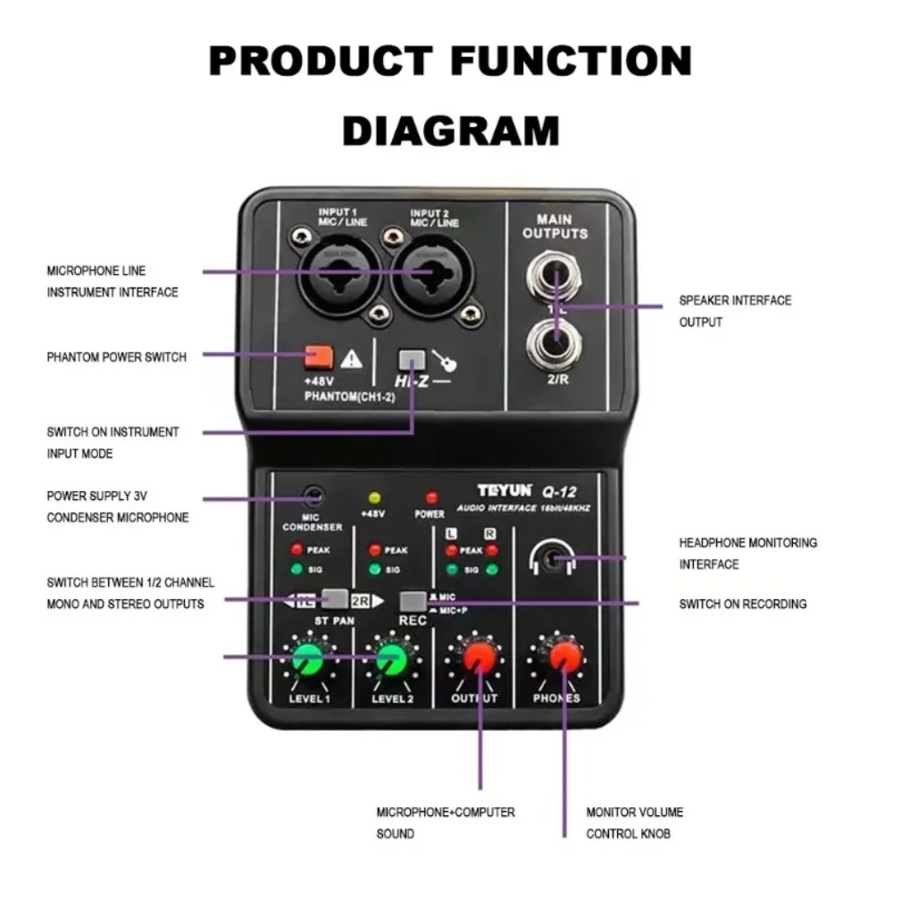 2 Channels Professional Audio  - Home Cinema Audio System ulasan dan harga