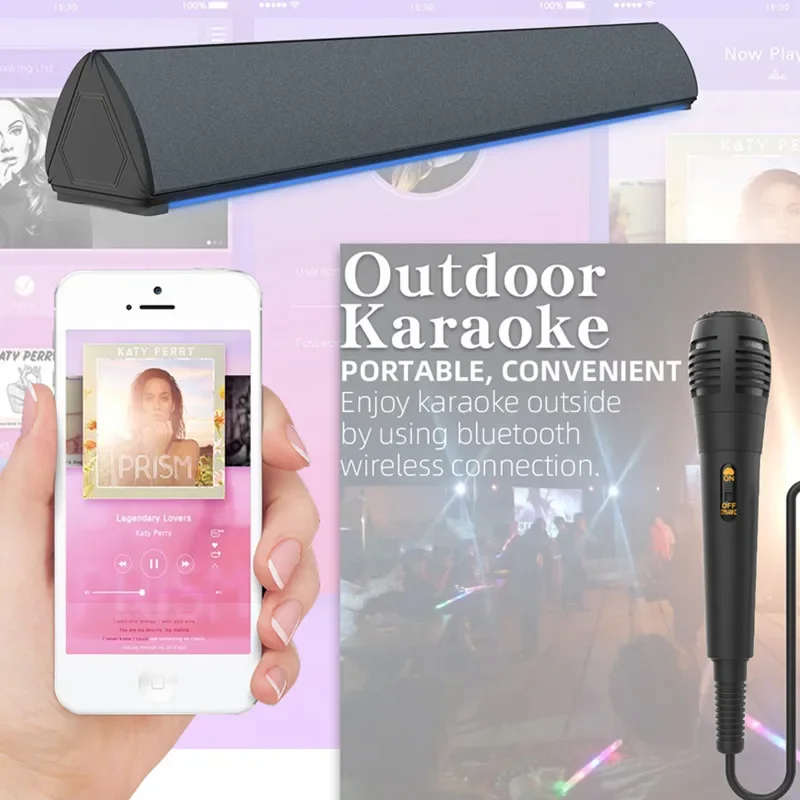 60W Wireless TV PC Soundbar Bl - Home Cinema Audio System ulasan dan harga