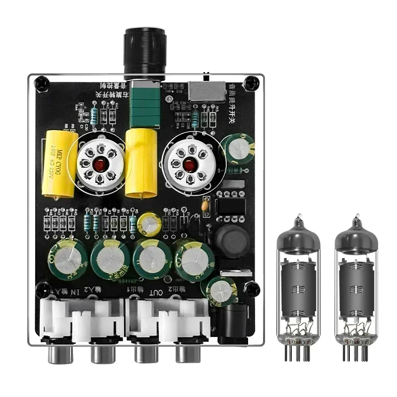 Upgraded 6K4 Tube Preamplifier - Home Cinema Beamer ulasan dan harga