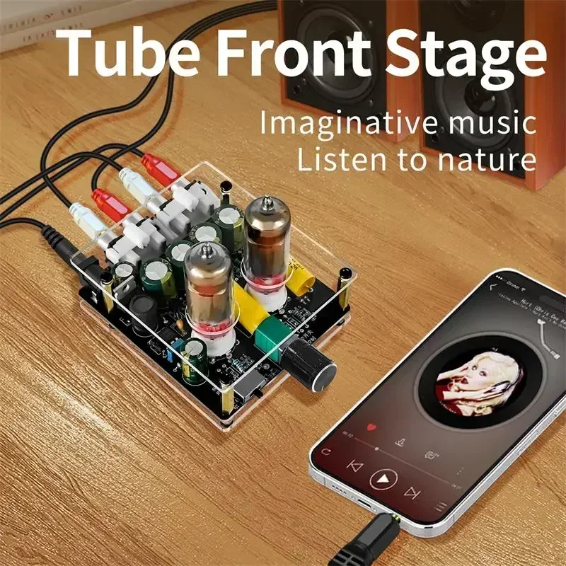Upgraded 6K4 Tube Preamplifier - Home Cinema Beamer ulasan dan harga