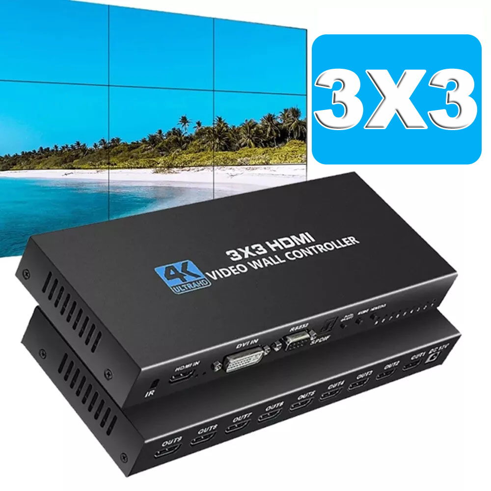 4K HDMI Video Wall Controller  - Home Cinema Video Processor ulasan dan harga