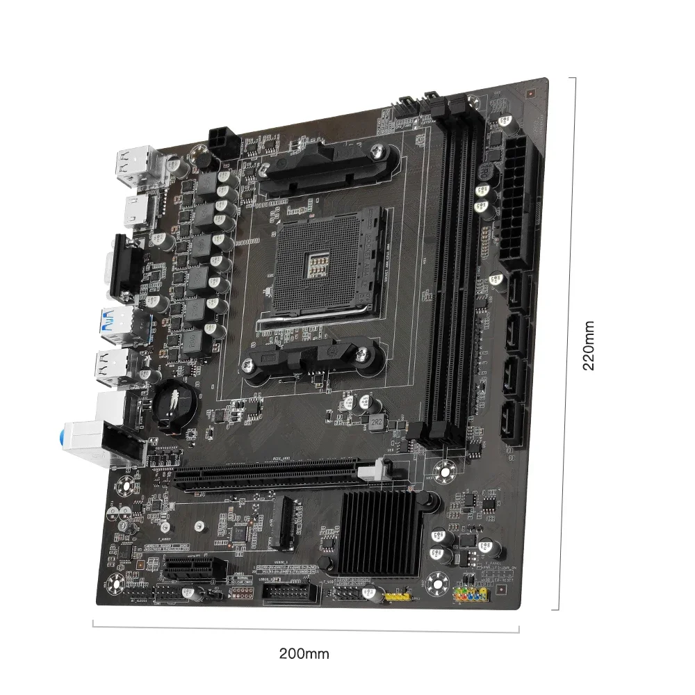 MACHINIST B450 Motherboard AMD - Home Cinema Video Processor ulasan dan harga