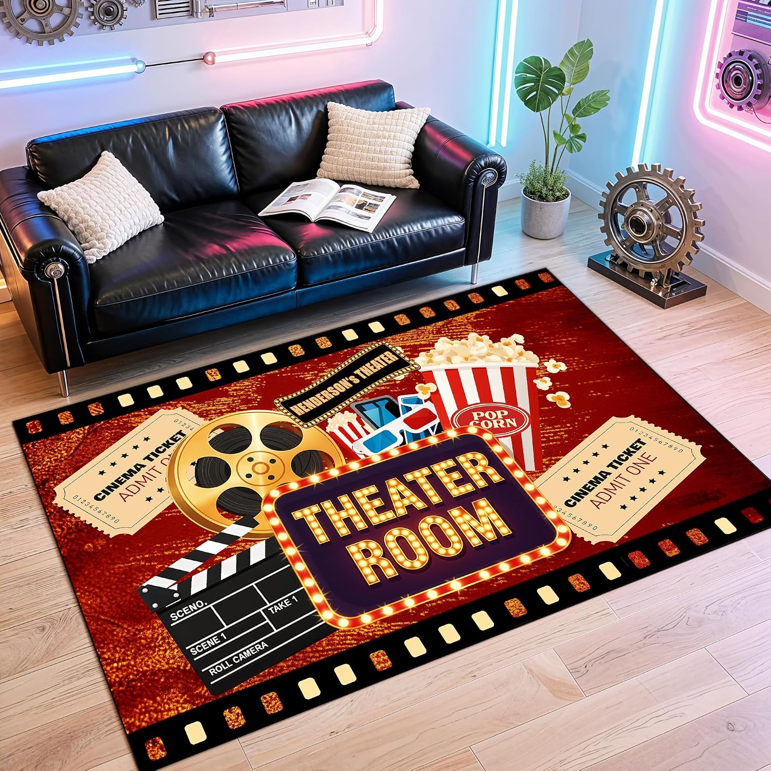 Engraved Name Cinema Carpet, S - Home Cinema Experience ulasan dan harga