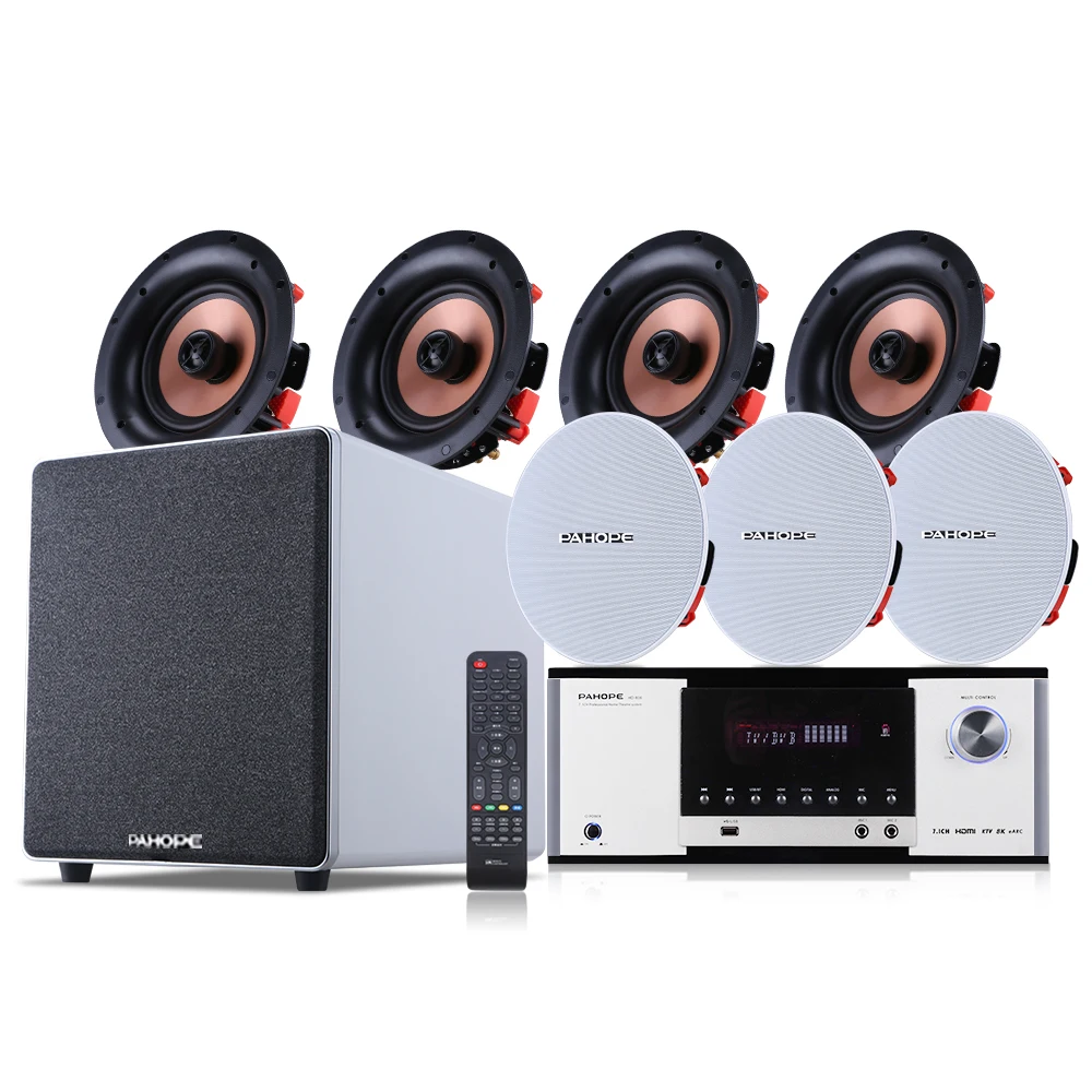 7.1 Home Theater Ceiling Speak - Home Cinema Audio System ulasan dan harga