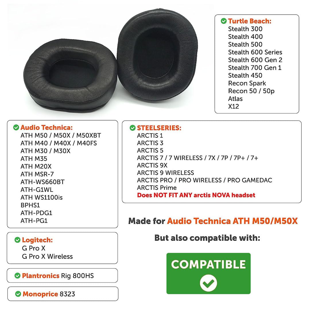 Replacement Lambskin Earpads f - Audio Technica Headphone Ath-M20X ulasan dan harga