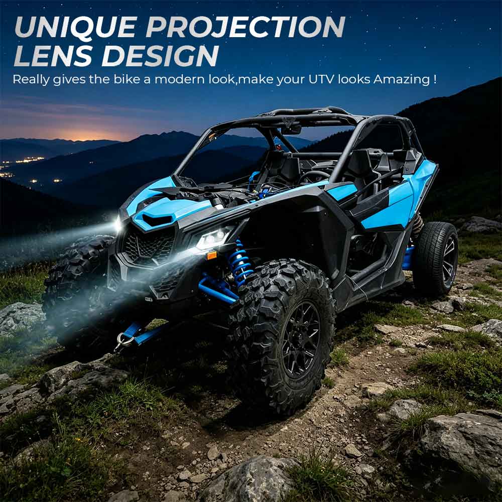 60W UTV Front LED Headlight Su - Home Cinema Imax ulasan dan harga