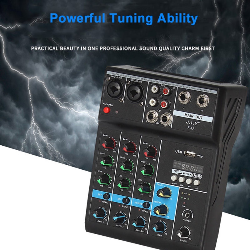 4 - Way Mixer Audio Profession - Home Cinema Video Processor ulasan dan harga