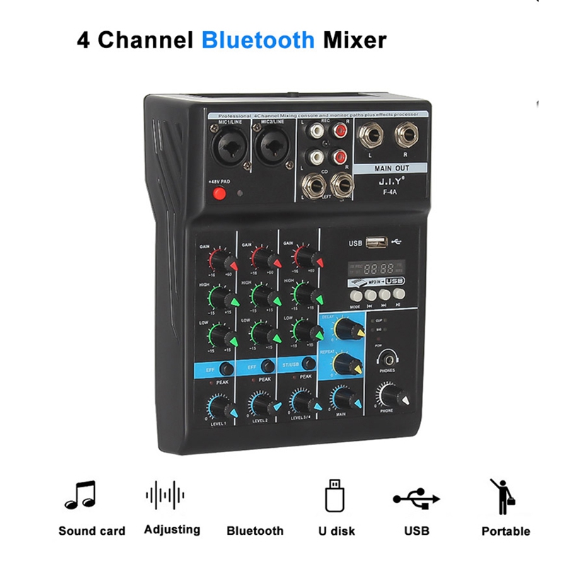 4 - Way Mixer Audio Profession - Home Cinema Video Processor ulasan dan harga