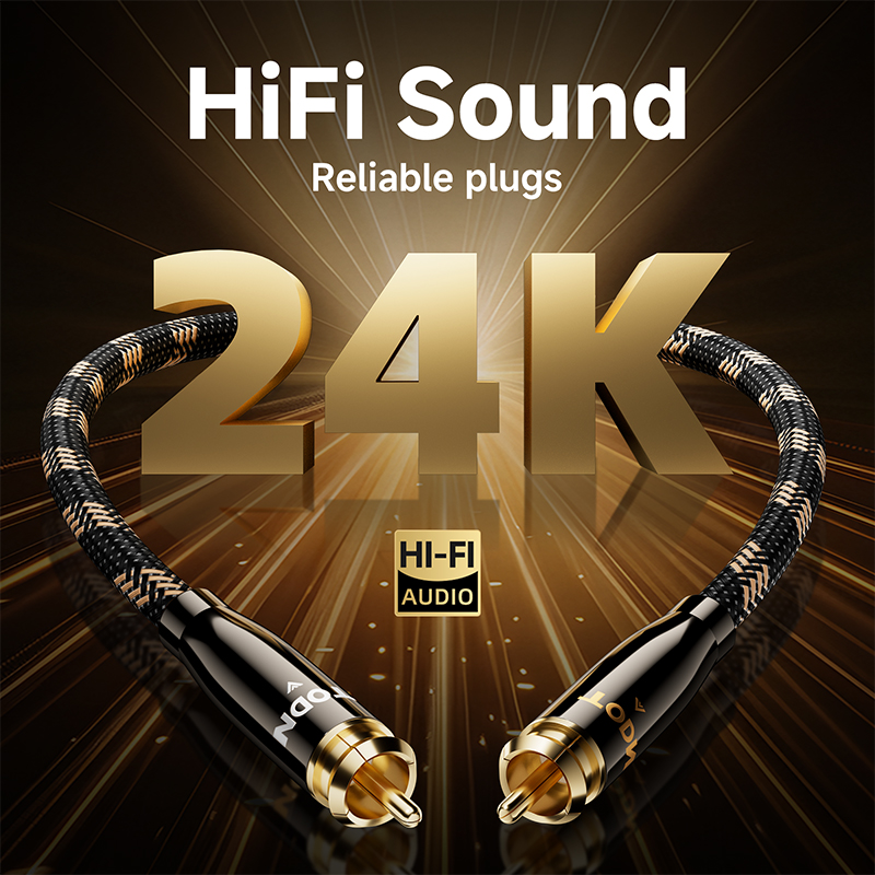 TODN RCA Cable HiFi Stereo 3.5 - Home Cinema Beamer ulasan dan harga