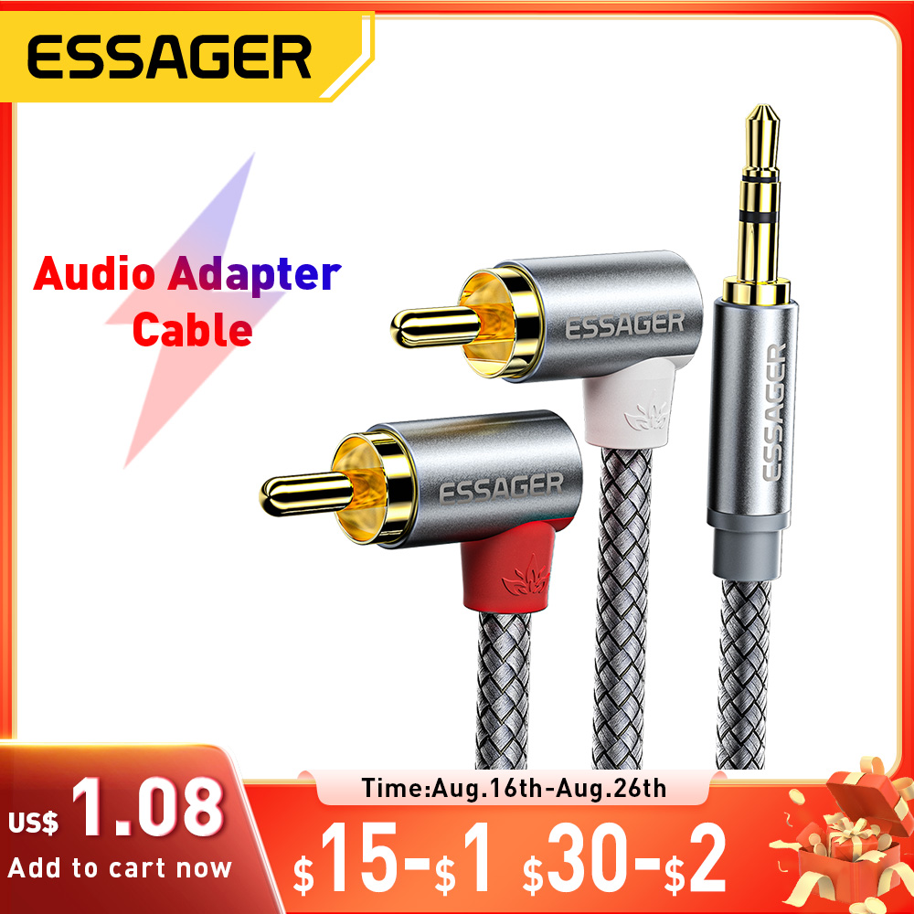 Essager 90 ° Angle RCA Audio S - Home Cinema Beamer ulasan dan harga