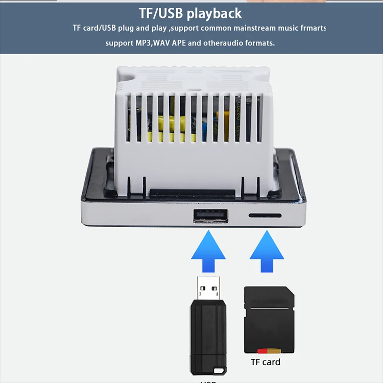 Bluetooth Wall Amplifier Home  - Home Cinema Audio System ulasan dan harga