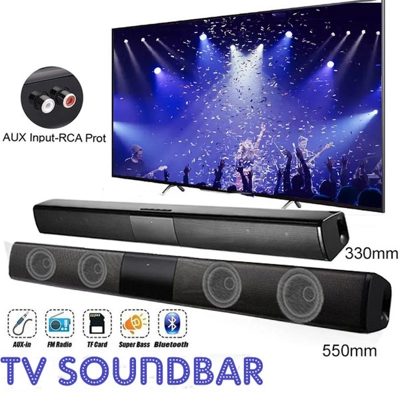 40W High Power Soundbar for TV - Home Cinema Audio System ulasan dan harga