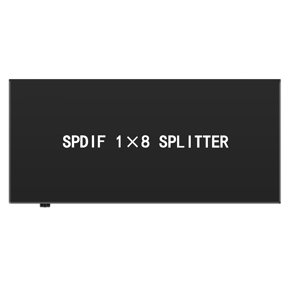 Optical Audio Splitter,1 in 8  - Home Cinema Beamer ulasan dan harga
