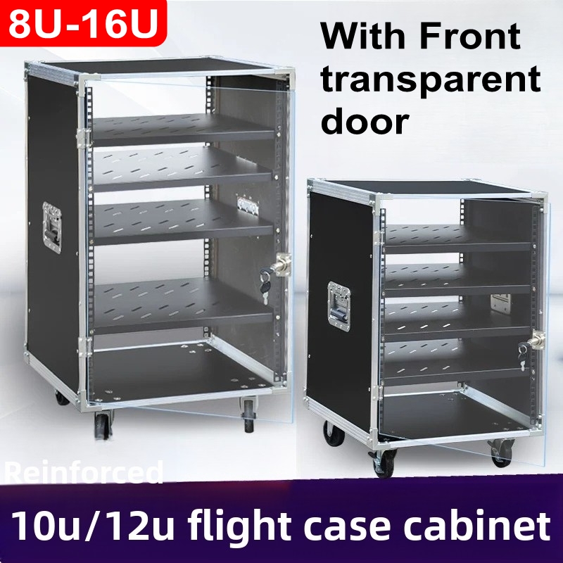 Front transparent door 8U - 16 - Home Cinema Rack ulasan dan harga