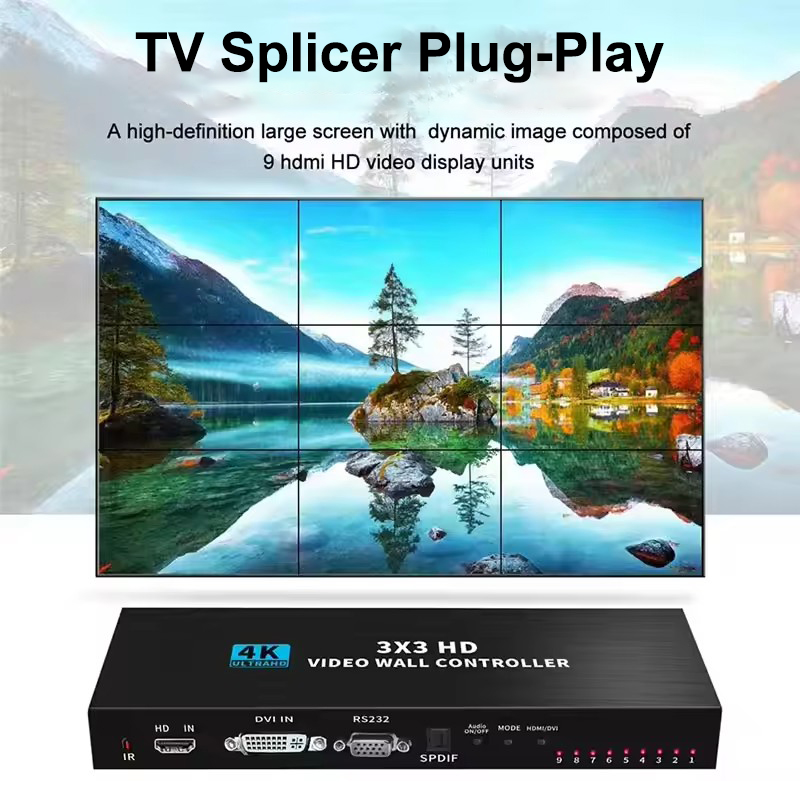 4K HDMI Video Wall Controller  - Home Cinema Video Processor ulasan dan harga