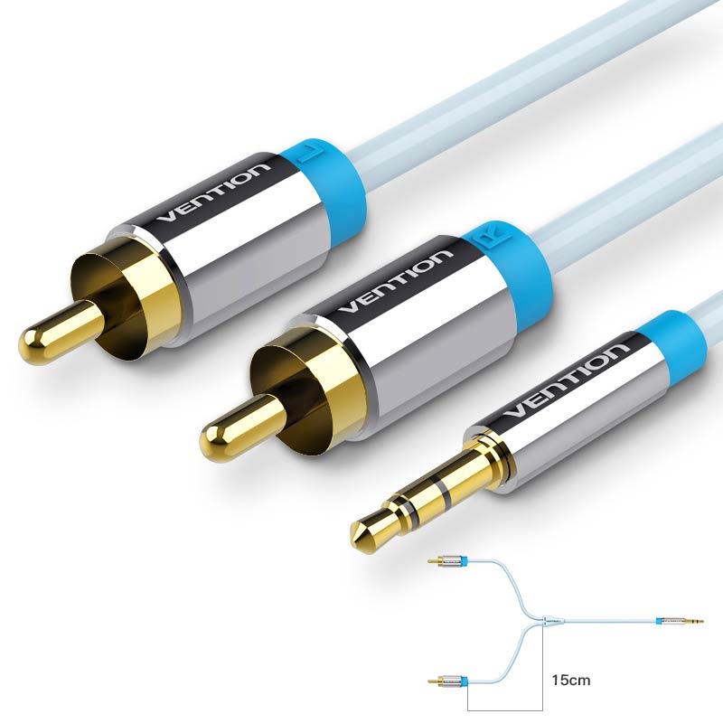 Vention RCA Cable 3.5 to 2rca  - Home Cinema Beamer ulasan dan harga