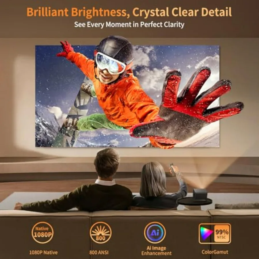 ApexTP4K Projector With Wifi A - Home Cinema Experience ulasan dan harga